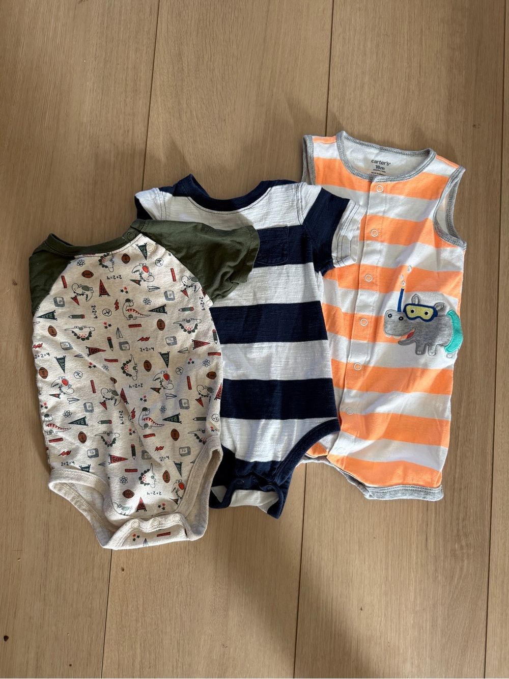 Boy 18 month onesies